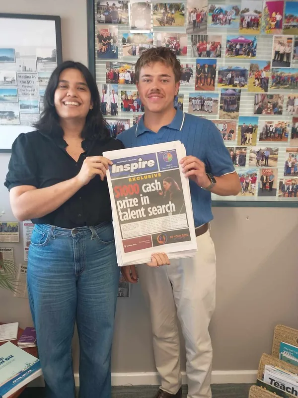 Locals with the new issue of Inspire